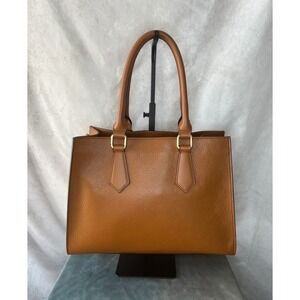 Anna Paola Italian Leather Satchel Tote Bag Shoulder Crossbody